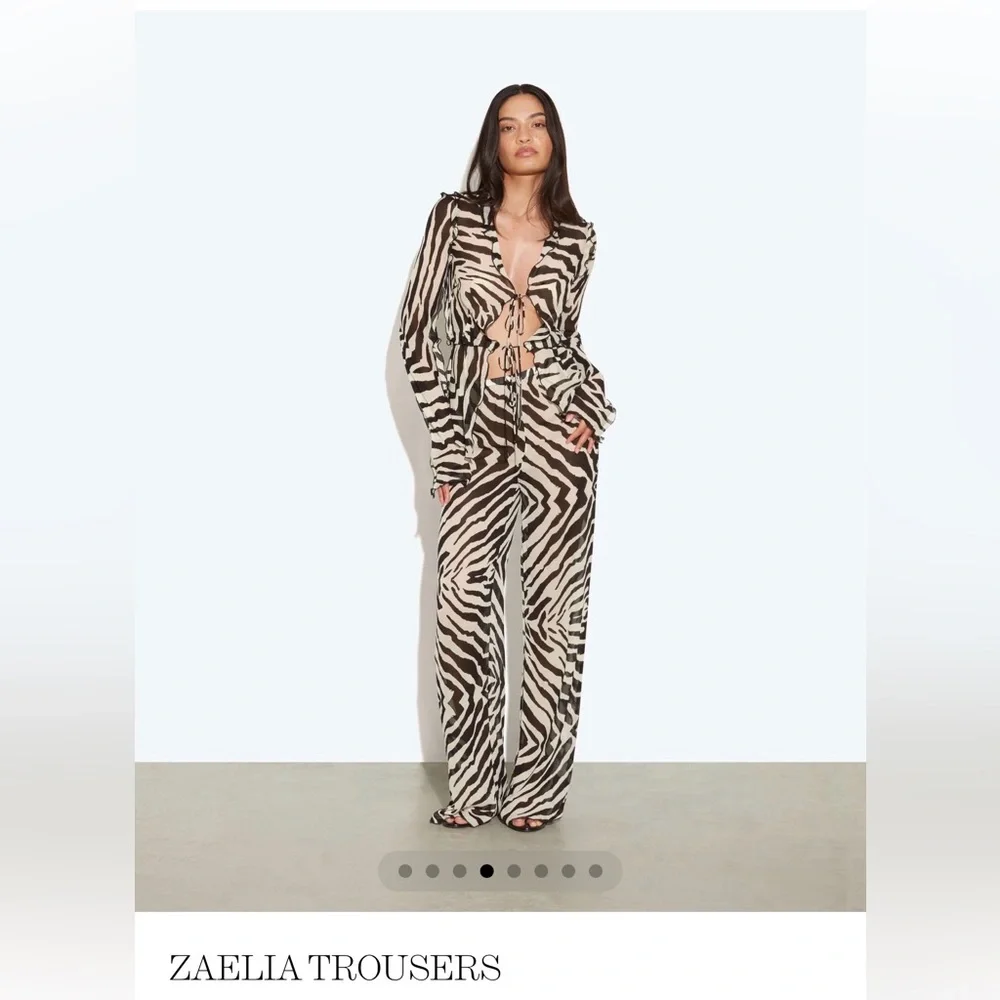 Rat & Boa Black and White Zebra Print Outfit - Picture 2 of 5